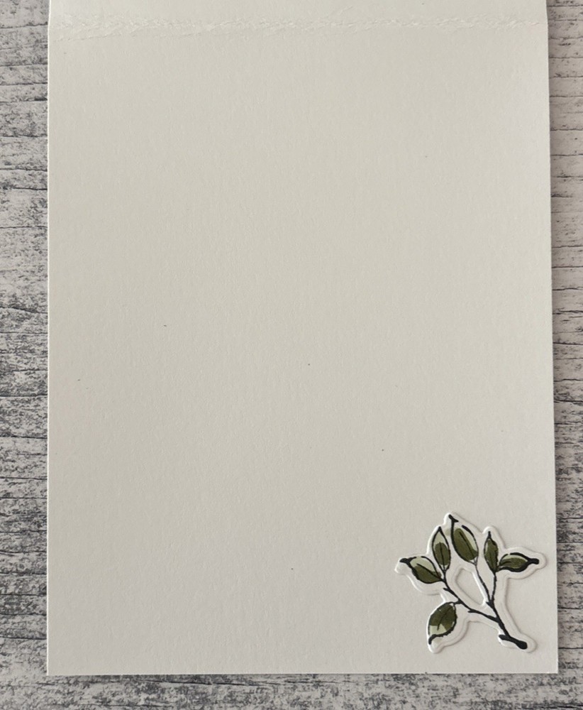 Stampin' Up! Just Because Card