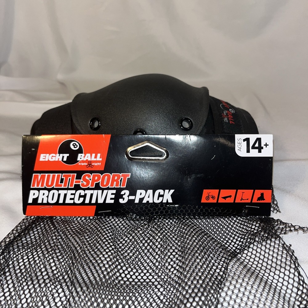 Eight Ball MULTI-SPORT PROTECTIVE 3-PACK KNEE ELBOW WRIST 14 YR+