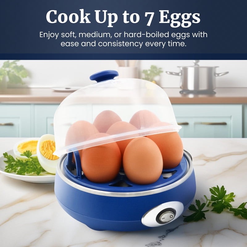 Cuisine EGC235 Automatic Easy Egg Cooker, 7 Eggs