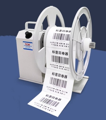 TCW-T6 Automatic Label Rewinding Machine Bar Code Label Rewinder Two-way Label