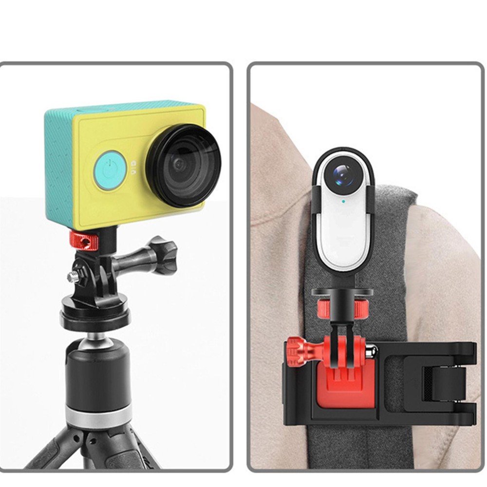 Universal 360°Rotating 1/4 Thread Aluminum Camera Adapter Tripod Mount Converter