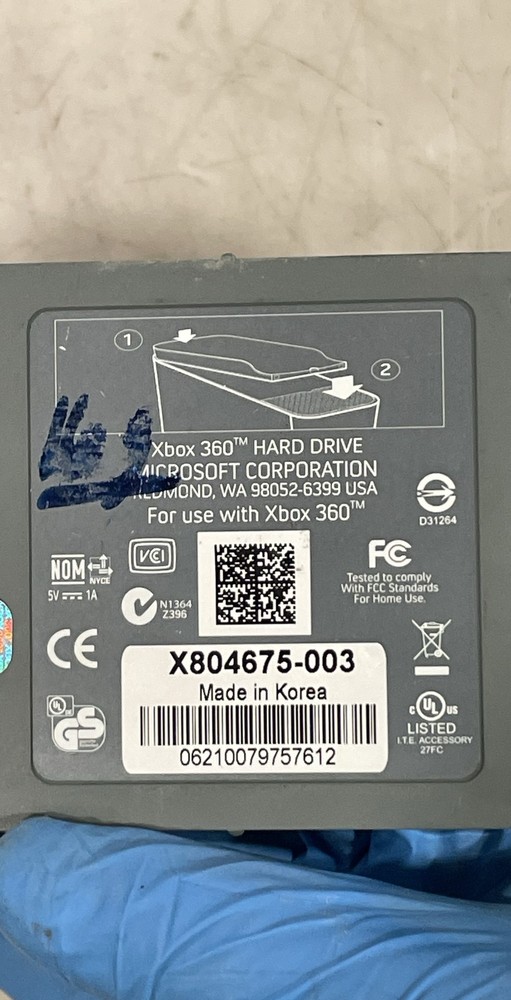 Microsoft Xbox 360 Official Hard Drive Storage Unit External/Internal Memory