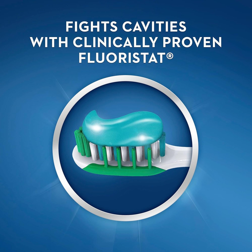 Crest Fluoride Cavity Protection Toothpaste, Regular Past, 8.20oz (3 Pack)