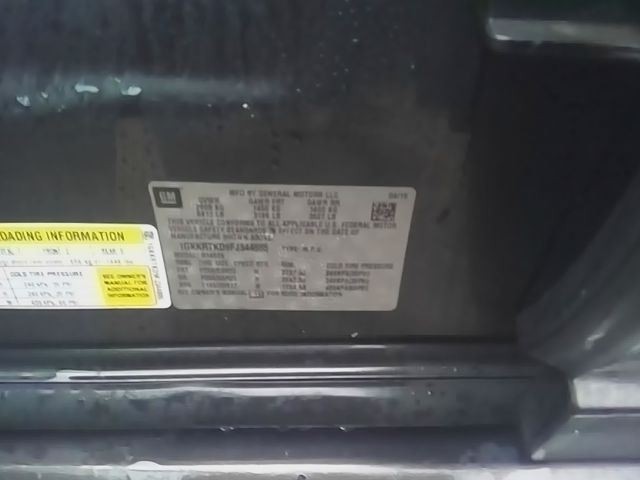 ACADIA 2015 Fuse Box Cabin 6617
