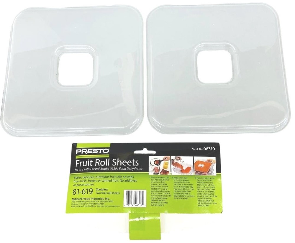 81619 - Presto Fruit Roll Sheets (06310) For Dehydro Dehydrator