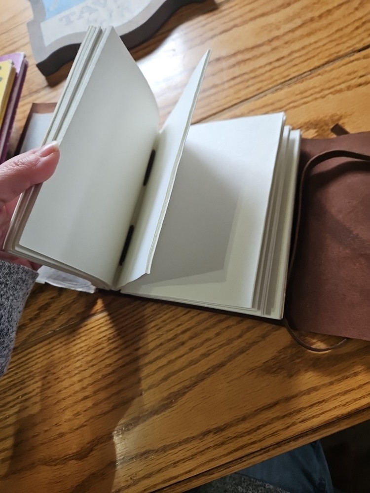 Classic Leather Diary - Leather Diary With Belt Lock - Brown