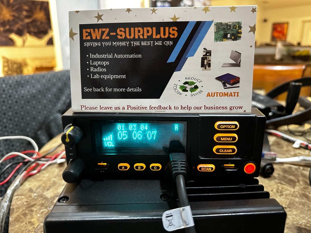 NICE HARRIS CU232180002 REMOTE CONTROL HEAD Model CH-721 + MICROPHONE TESTED