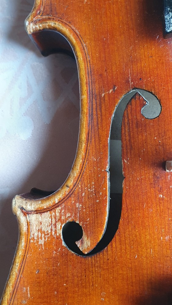 nicely flamed & old 3/4 Violin violon