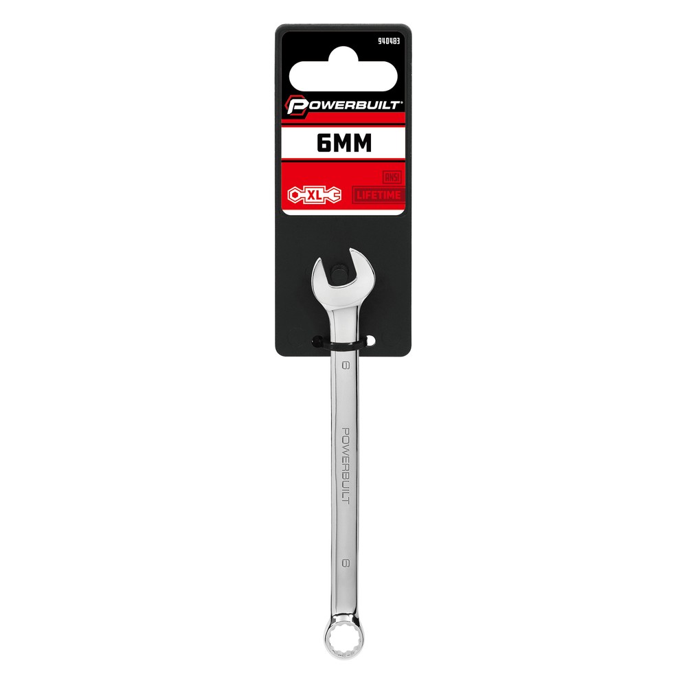 Powerbuilt 6mm Long Pattern MetricCombination Wrench - 940483M