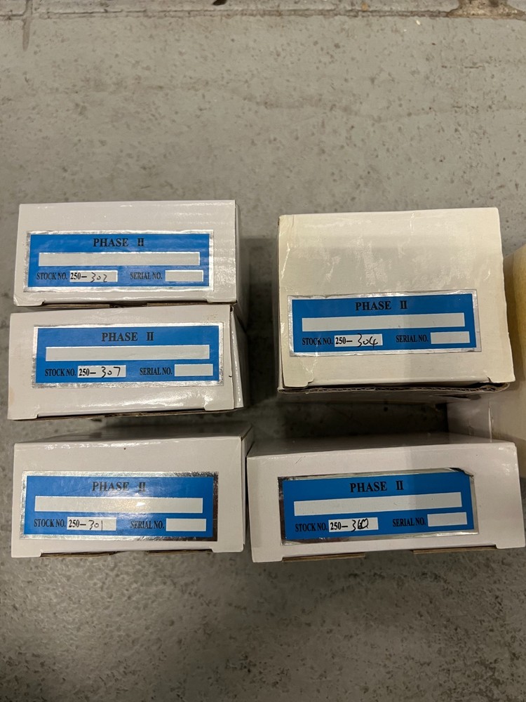 Phase II Quick Change Tool Post with Holders (Model 250 Series), Never USed