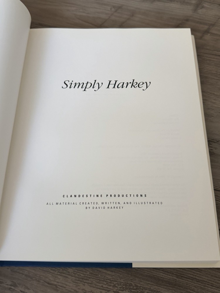 Simply Harkey by David Harkey 1991 Book Magic Tricks