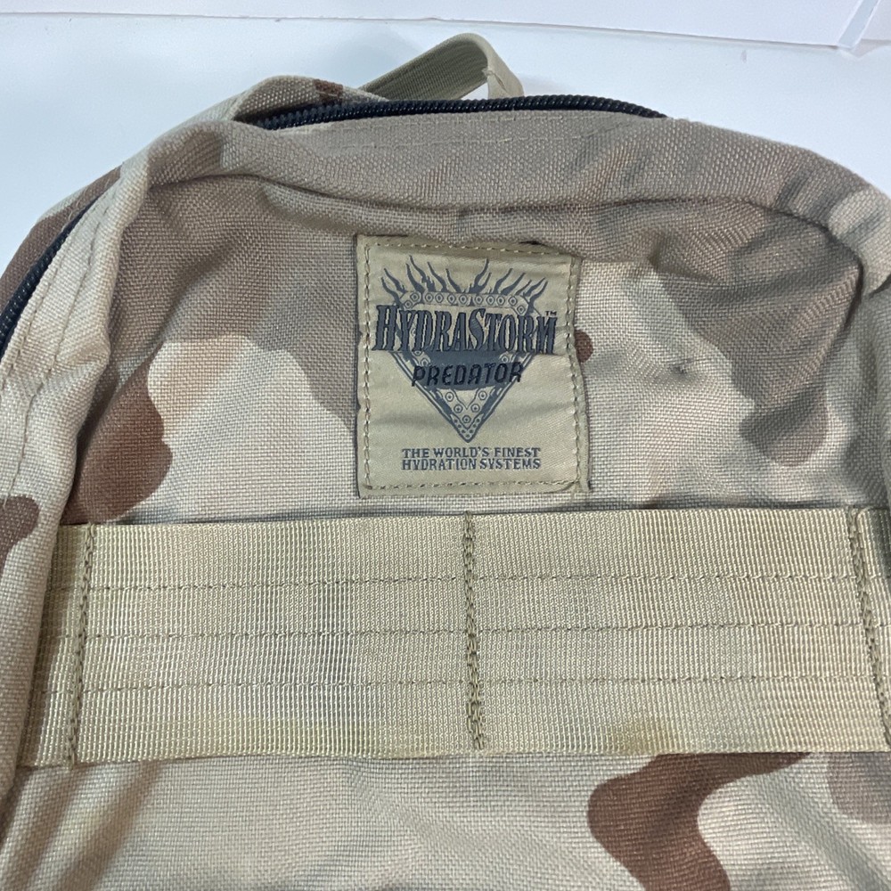 Hydrastorm Predator Tactical Carrier Backpack Desert Camo - With Hydration Pack
