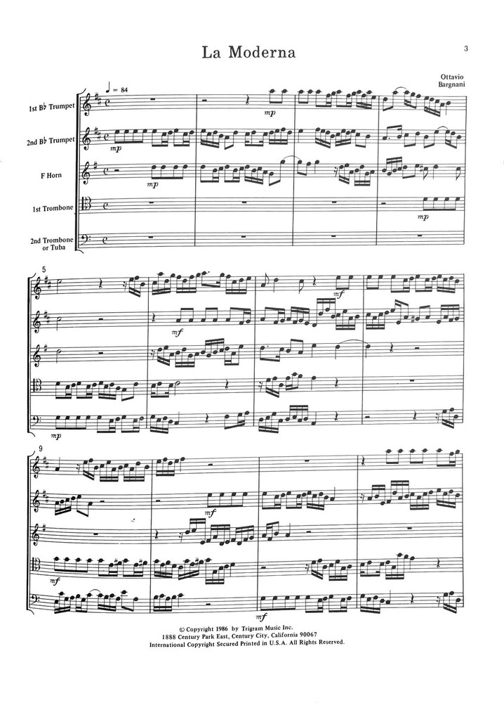 Brass Quintet, The Classics Sheet Music Bundle #2