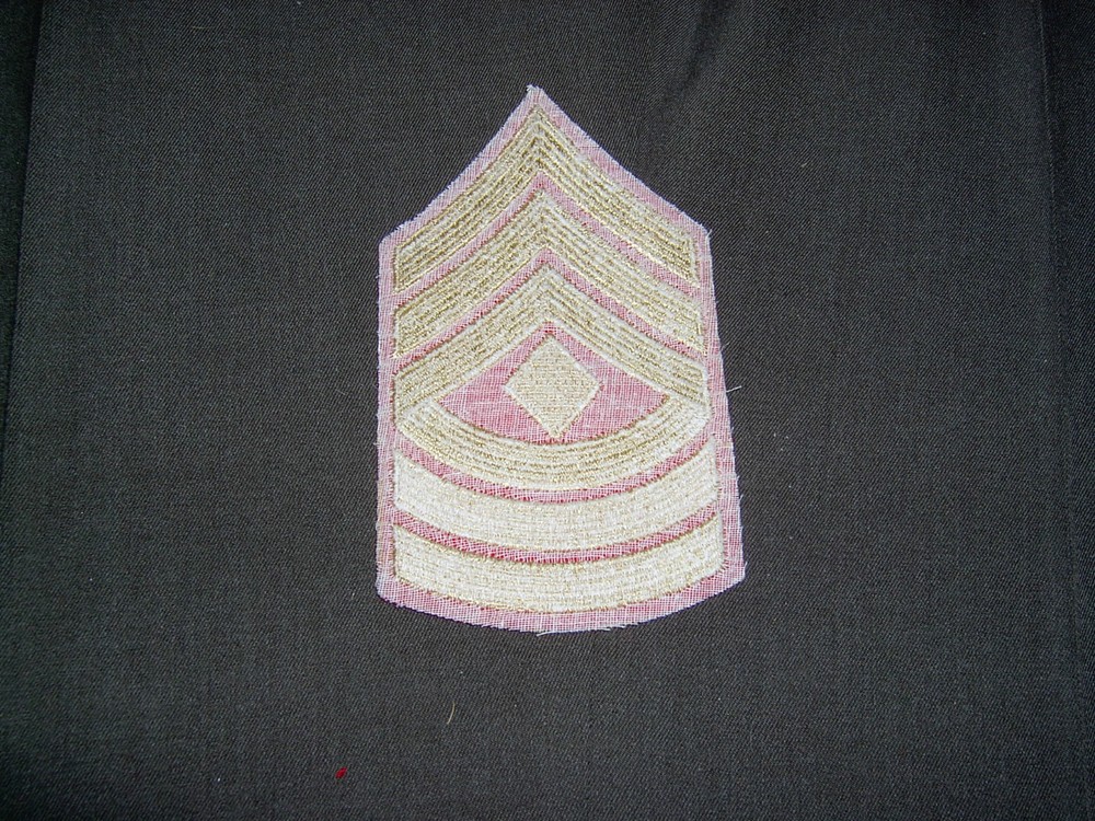USMC First Sergeant cut edge full dress on wool