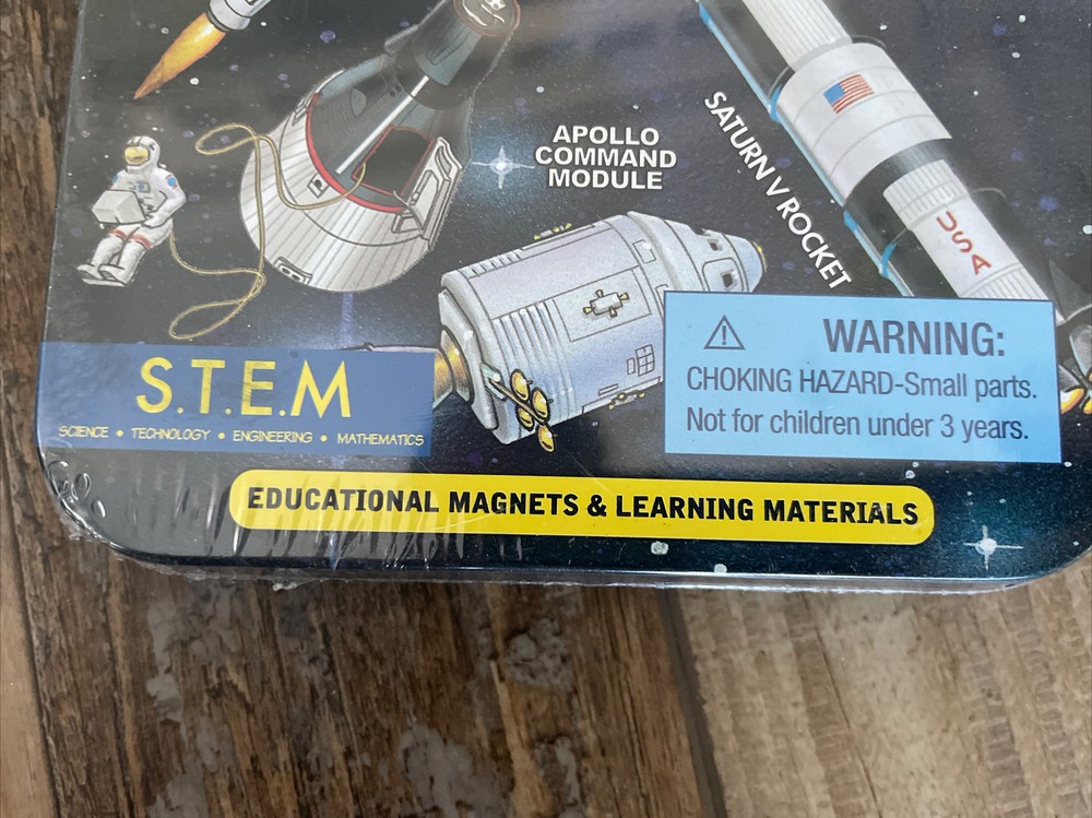 TS Shure Bendon STEM Space Exploration Science Magnets & Learning Materials Tin