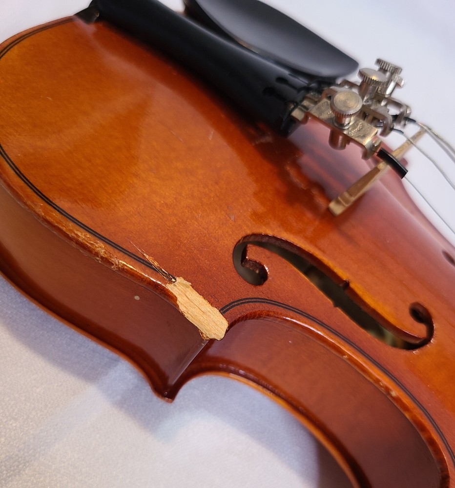 Vintage Small Violin From Japan With Case Read Description MCM