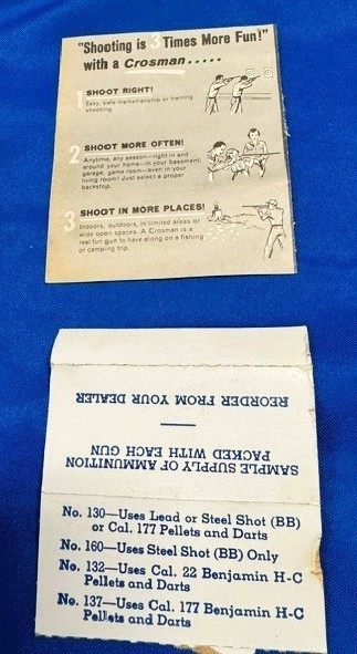 BENJAMIN 137 AIR PISTOL