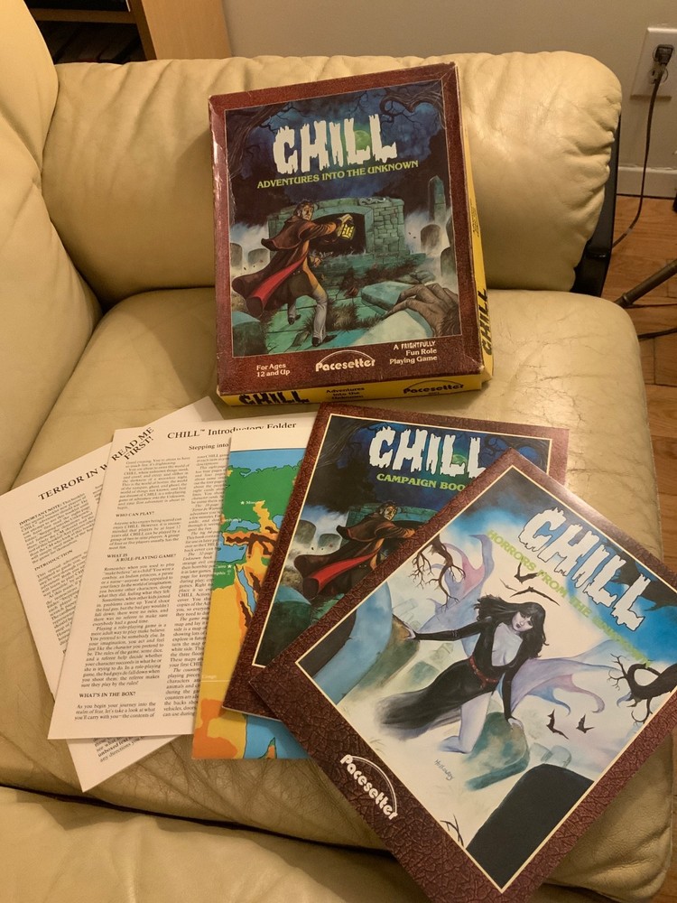Chill Adventures into the Unknown Role-Playing Starter Kit dice missing