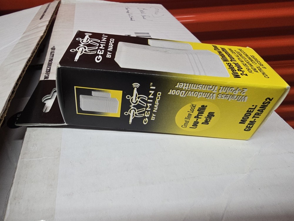 NAPCO GEMINI WIRELESS WINDOW/DOOR 2-POINT TRANSMITTER