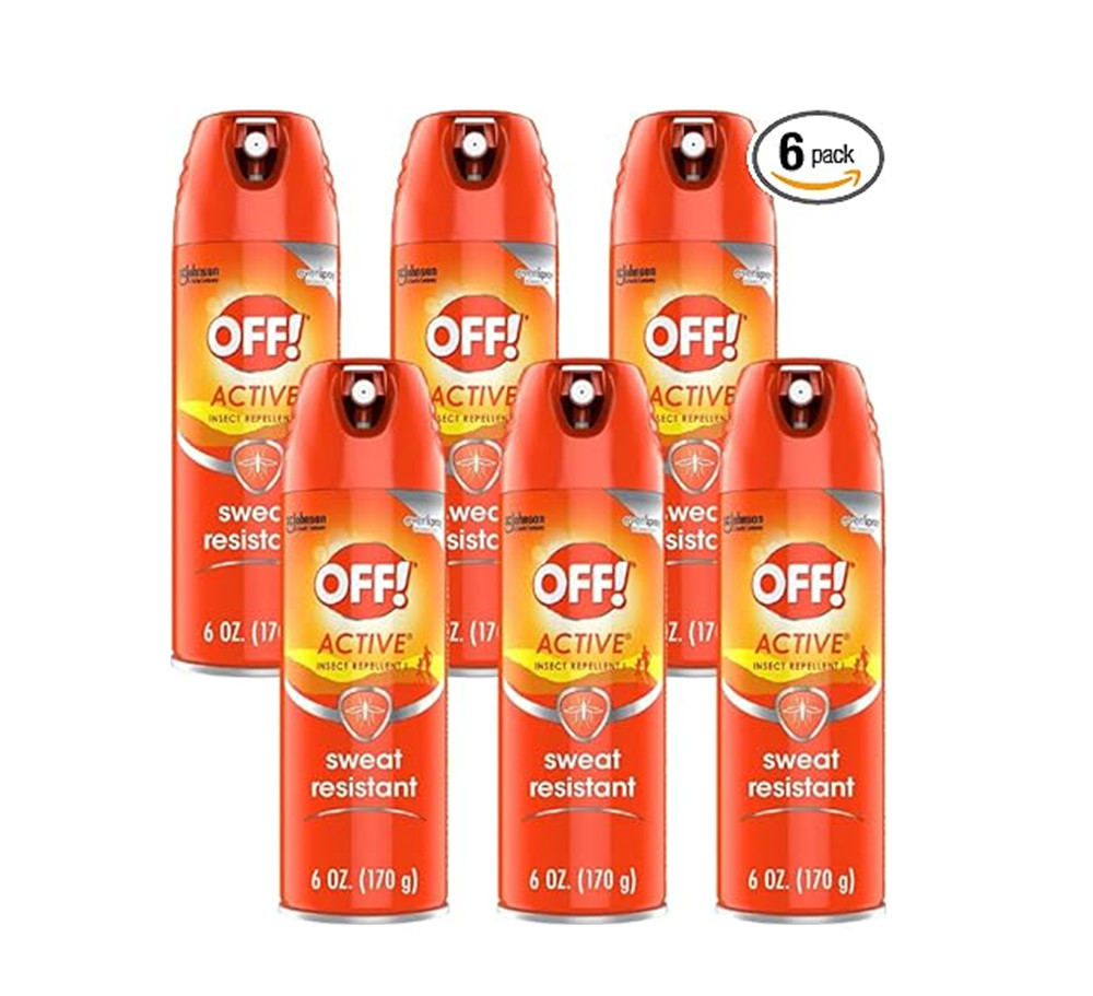 OFF! Active Sweat Resistant Insect Repellent (Pack of 6)