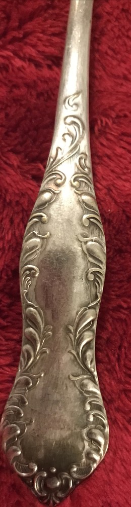 Vintage US Silver Co Three Solid Piece Cream Ladle