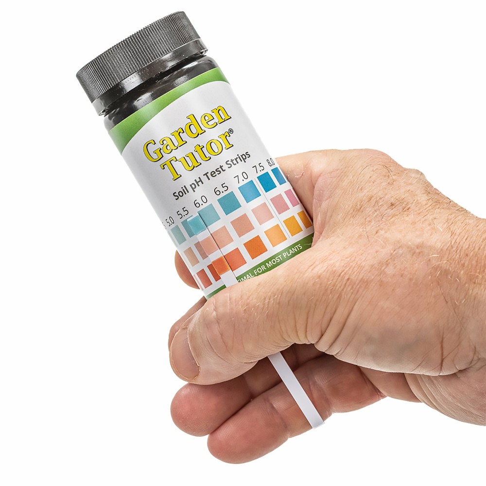 Garden Tutor Soil pH Test Strips Kit (100 tests)