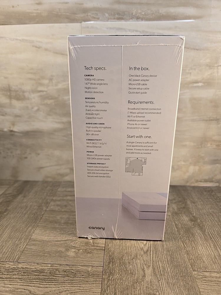 Canary All-in-One Home Security Device - Black