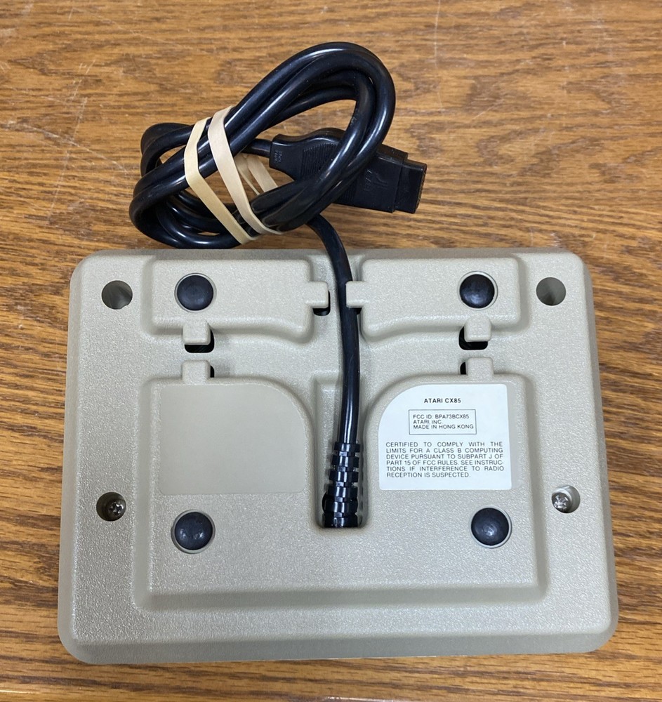 Atari CX85 Numeric Keypad - Atari 400/800 Untested w/ Handler Disk