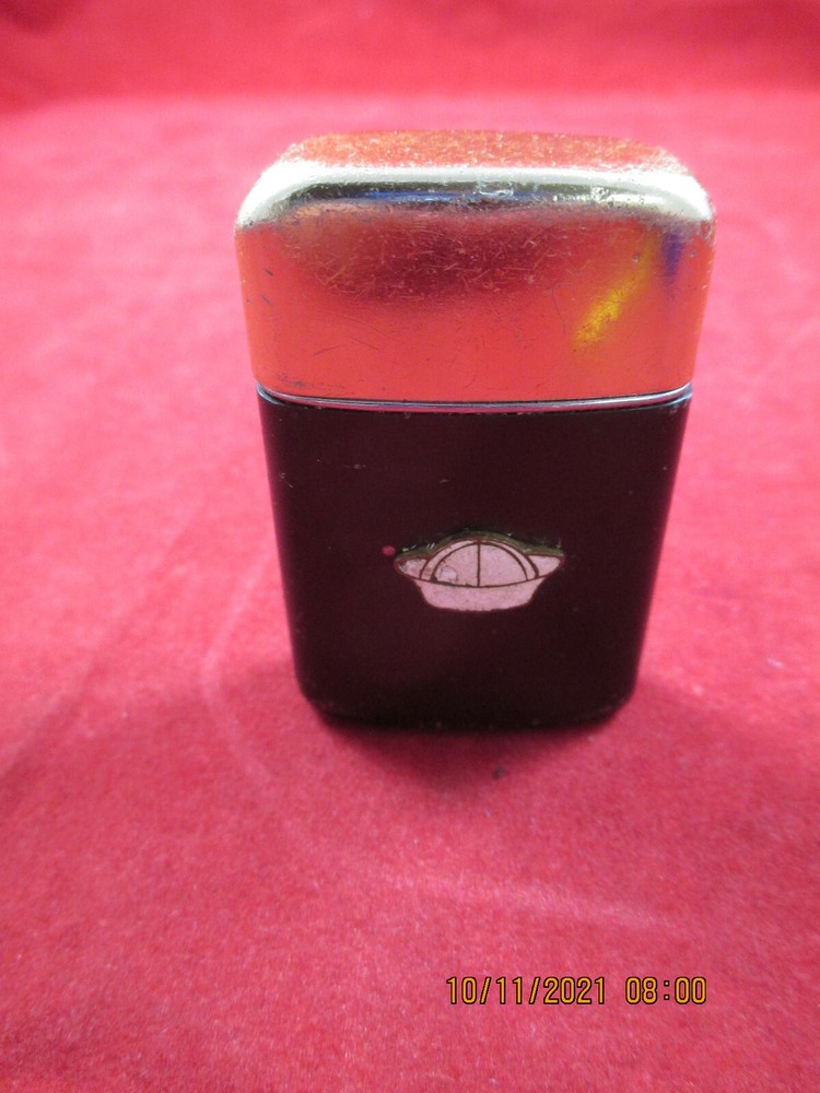 RONSON LIGHTER, NAVY CAP, 1950's Two tone RONSON British Empire