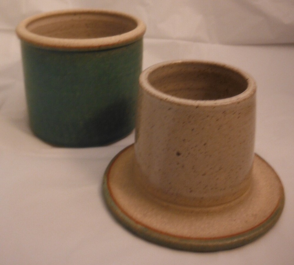 Art Pottery Studio Soft Butter Keeper Ceramic stoneware glazed