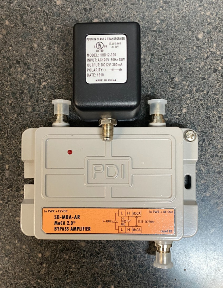 PDI MoCA 2.0 Bypass Amplifier SB-MBA-AR
