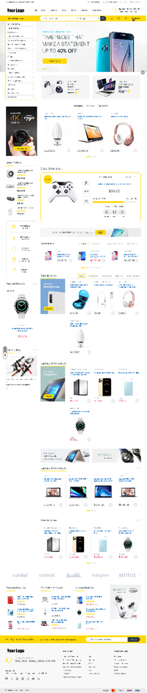 Mobile Store Website Design with Free 5GB VPS Web Hosting
