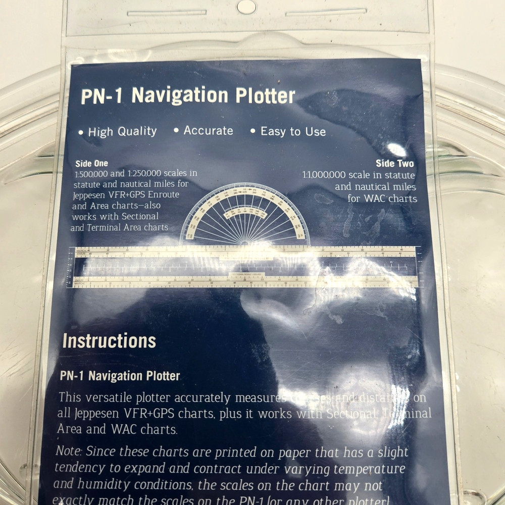 Jeppesen Navigation Plotter PN-1 Vintage
