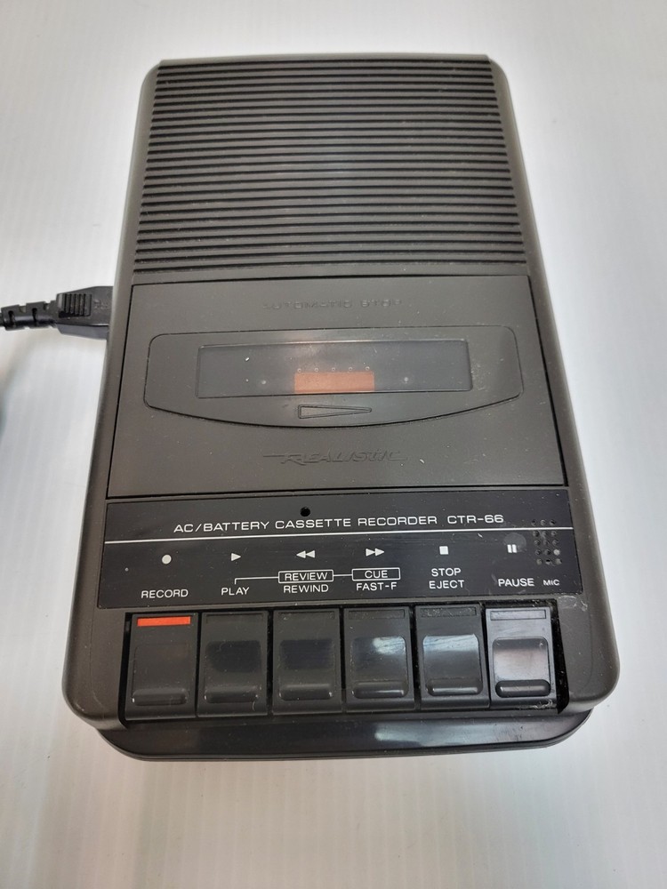 Realistic CTR-66 Portable Cassette Recorder Player