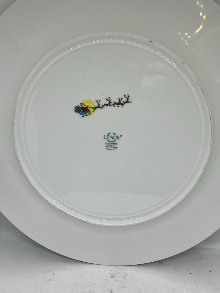 Lenox Sleighride 5 Piece Place Setting As Found Read Description