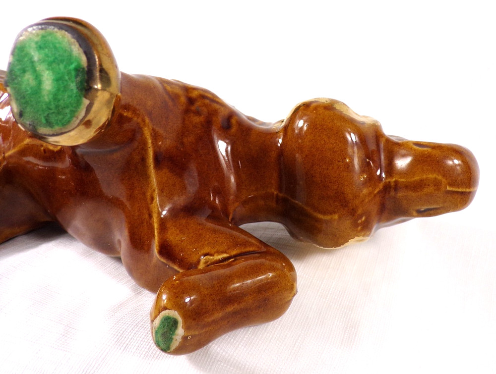 McCoy Hunting Dog Pointer Setter Brown Planter
