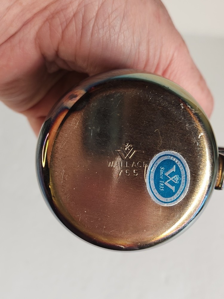 Wallace Silverplate Cup w/ sticker