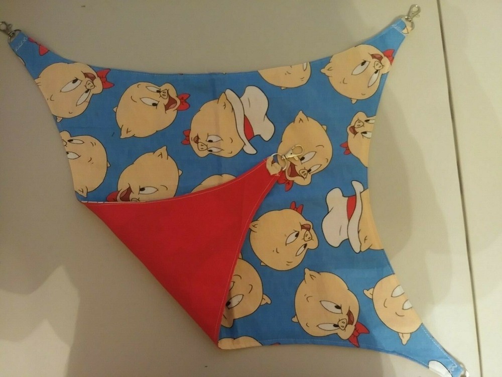 Ferret Hammock - Porky Pig - 14" x 14"