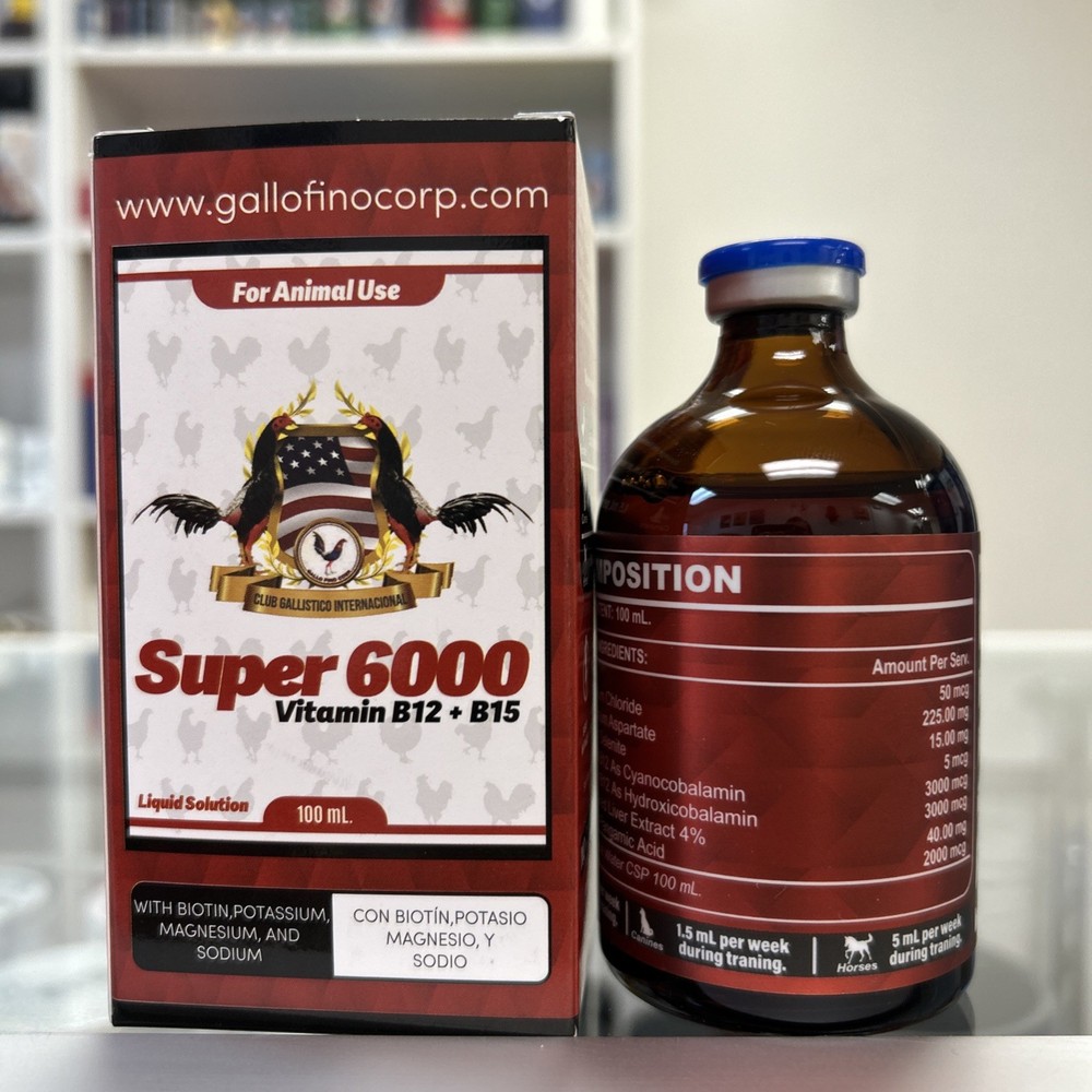 Super Vitamina B12 6000 B12 +B15 100ml