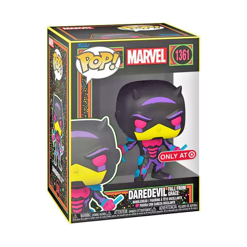 Funko Pop! Vinyl: Marvel Daredevil Fall From Grace Black Light)#1361 TARGET NEW