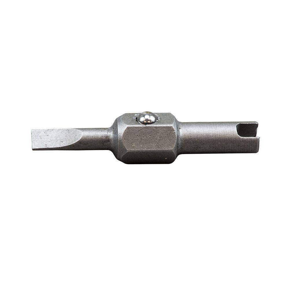 Klein Tools 13231 Replacement Bits, 1/8-Inch Slotted and Schrader
