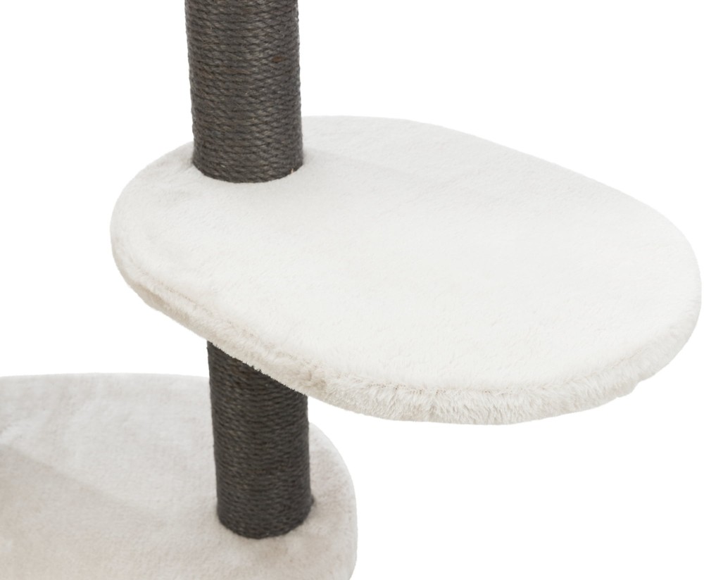 Moriles Gray Cat Tower with Scratching Posts, Condo, Hammock, Padded Platform