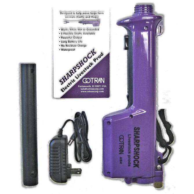 SharpShock Handle with Removeable Rechargeable Battery Tube & Wall Charger