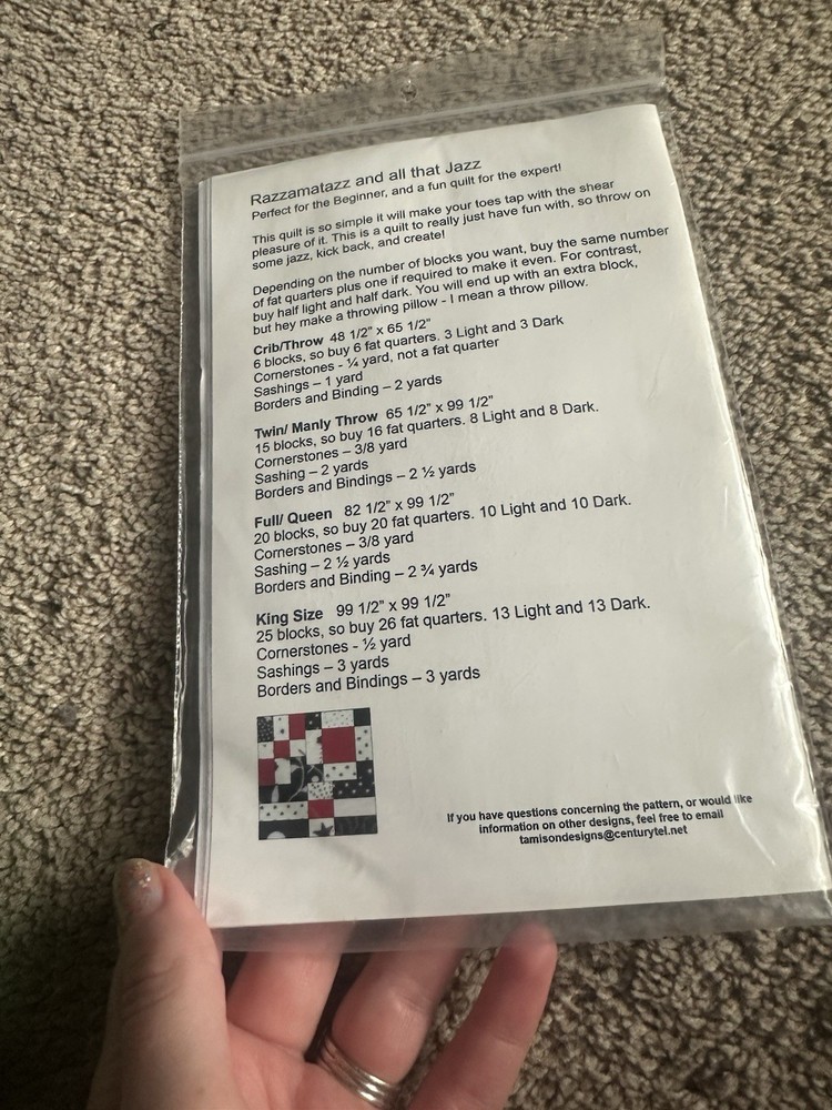 Razzmatazz And All That Jazz Quilt Pattern