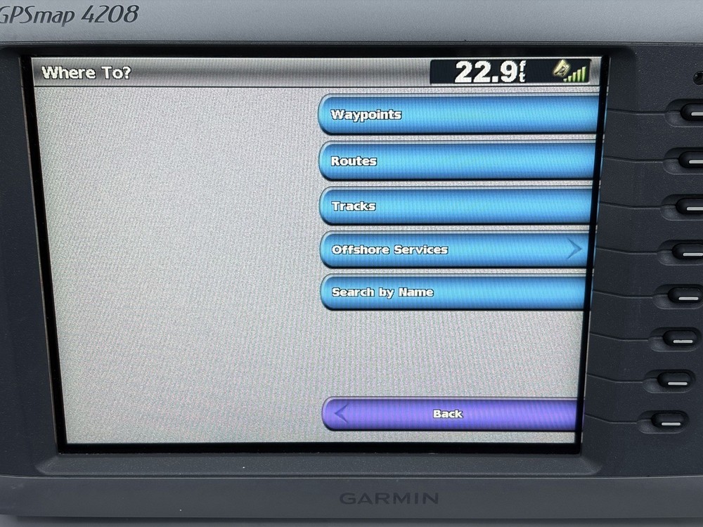Garmin GPSmap 4208 GPS Chartplotter Multifunction Display - Tested & Working!