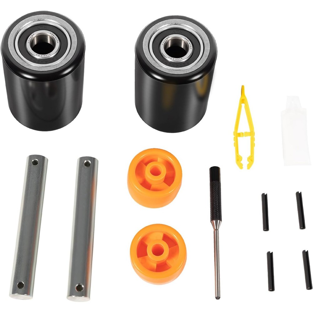 for Crown PTH50 Pallet Jack Front Load Wheels Replacement Kit Front Load Roller