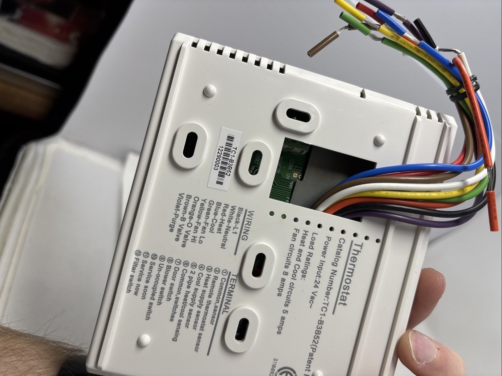 Digital 24 Volt Wall Thermostat - TC1-B3B52