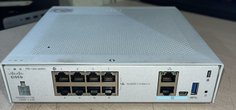 CISCO FIREPOWER 1000 SERIES FPR-1010 NETWORK SECURITY