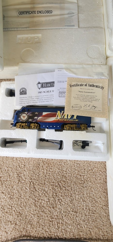 Hawthorne Village Navy Express Train Set