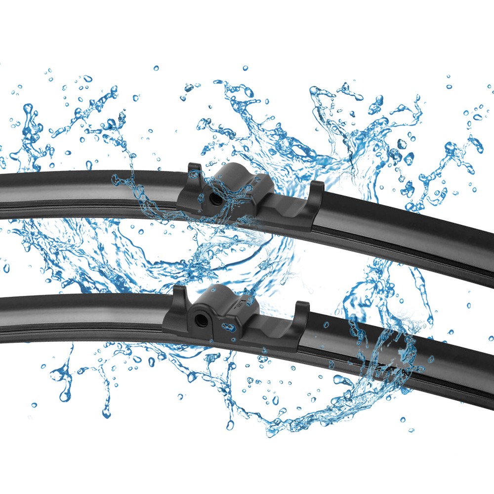 26"+ 26"Premium Windshield Wiper Blades OEM Quality Side lock Blades Bracketless